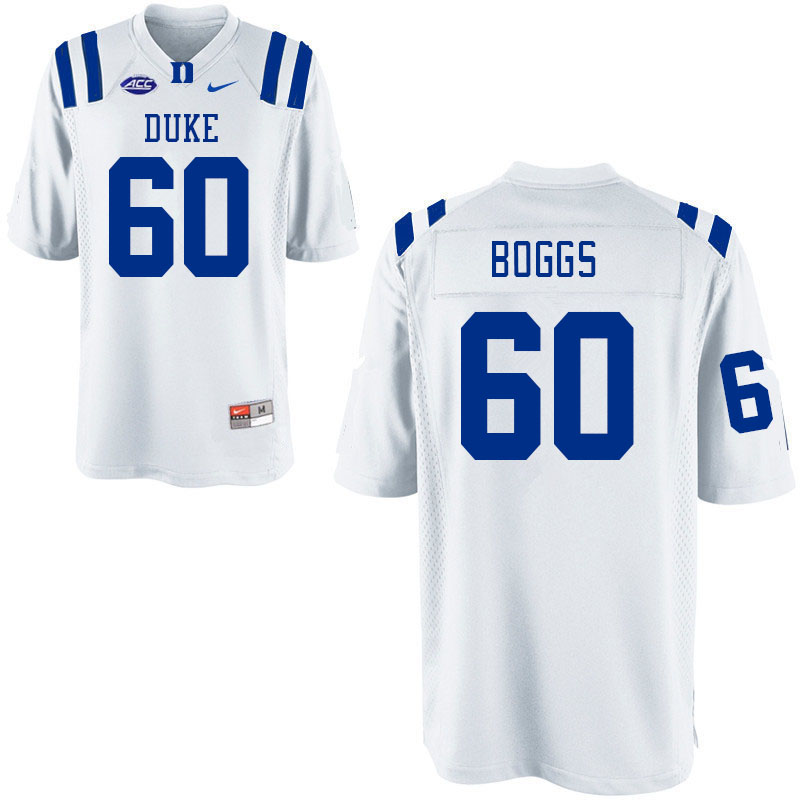 Duke Blue Devils #60 Tony Boggs College Football Jerseys Stitched Sale-White